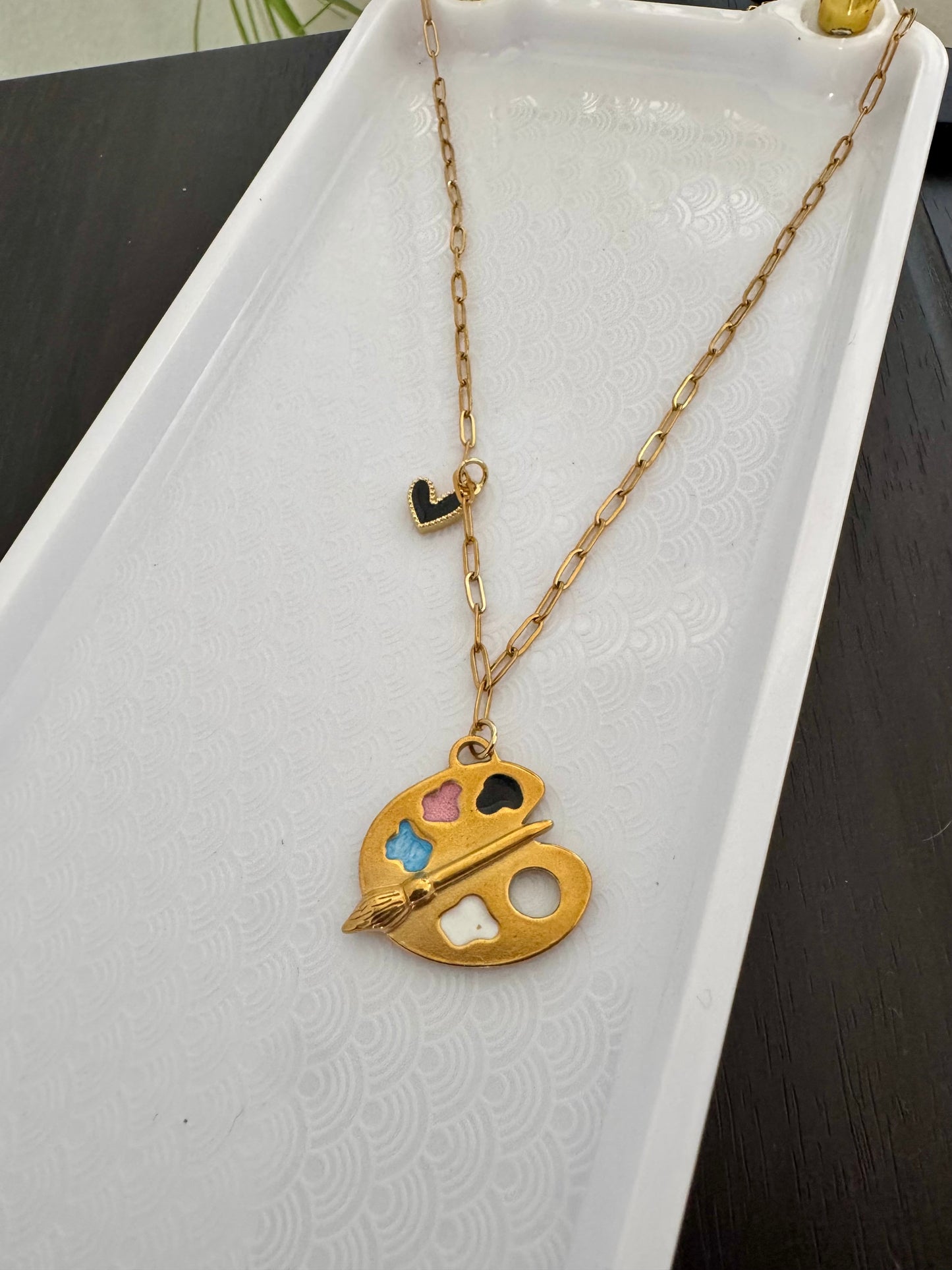 Nail artist necklace