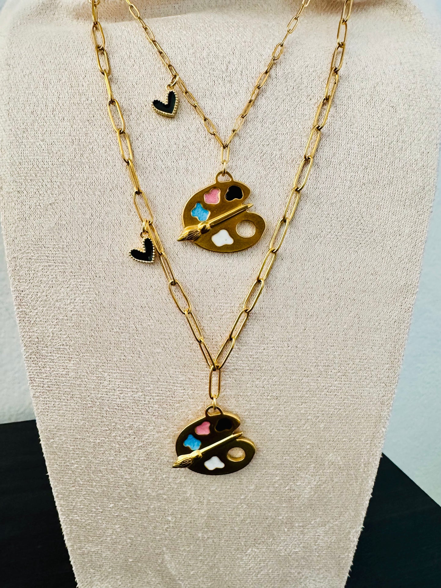 Nail artist necklace