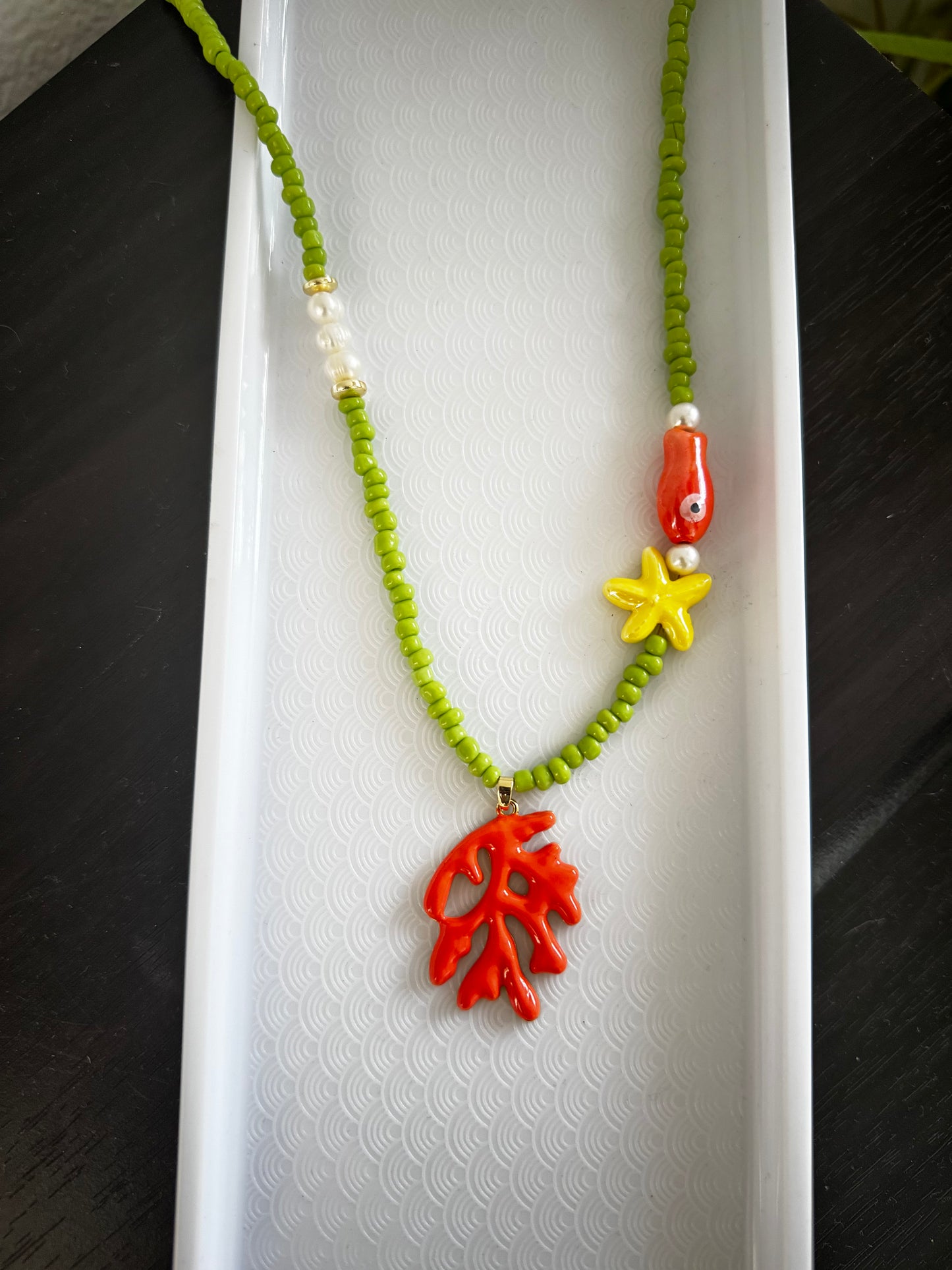 Coral Summer necklace