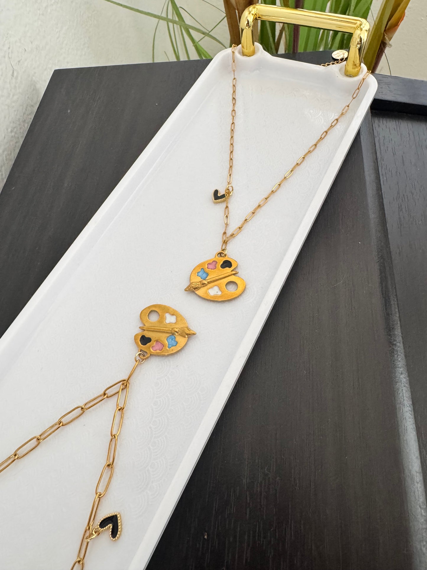 Nail artist necklace