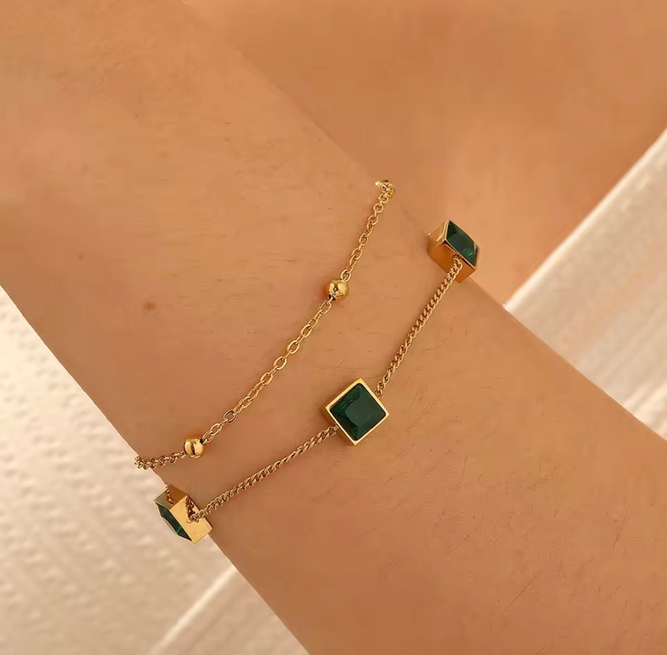 Verde musa bracelet