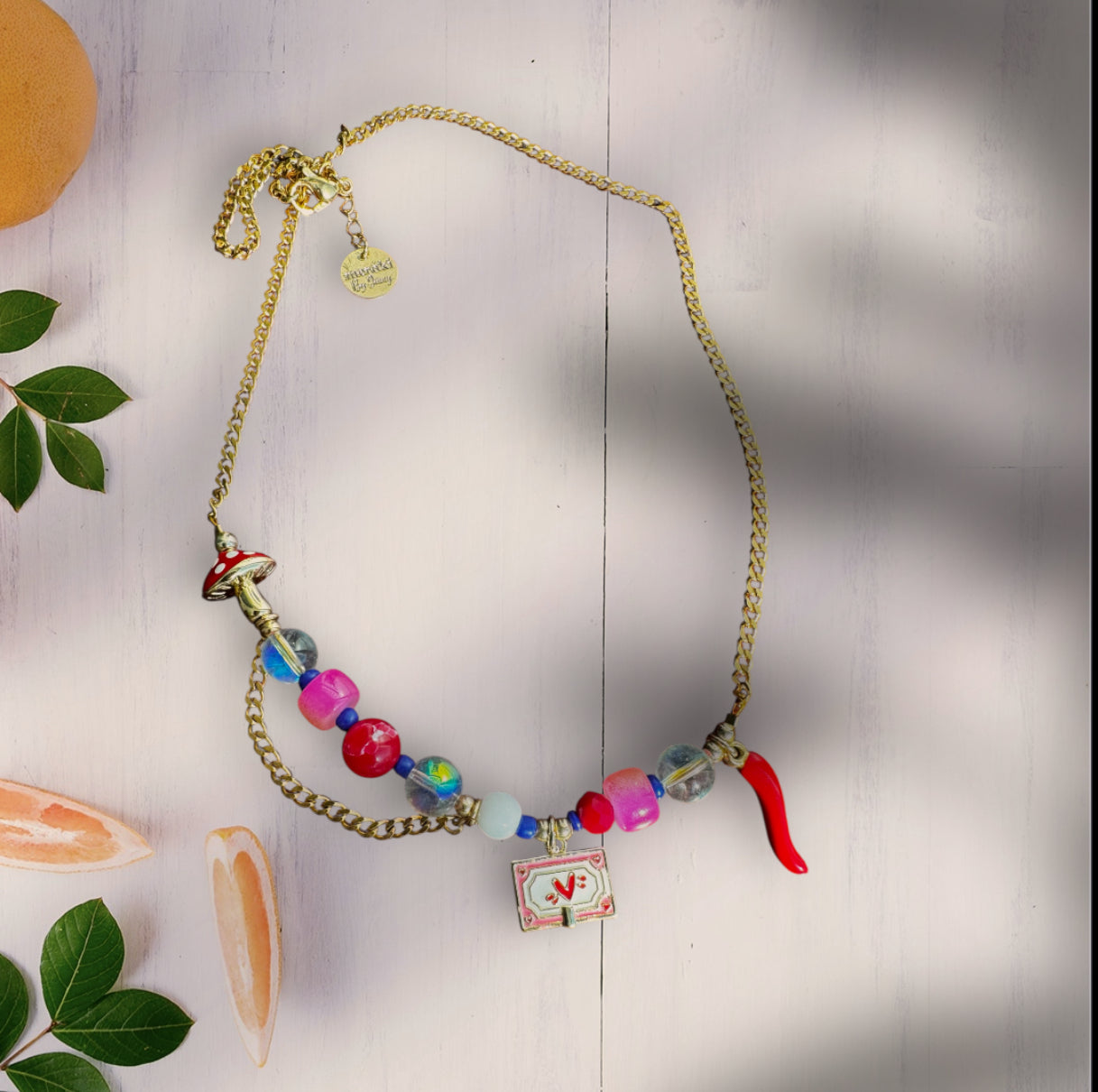 Color Block Vibes necklace