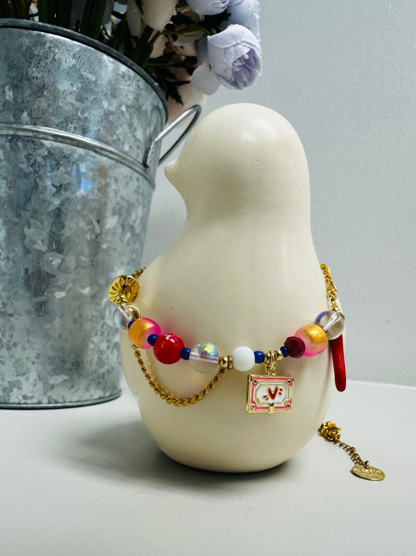 Color Block Vibes necklace