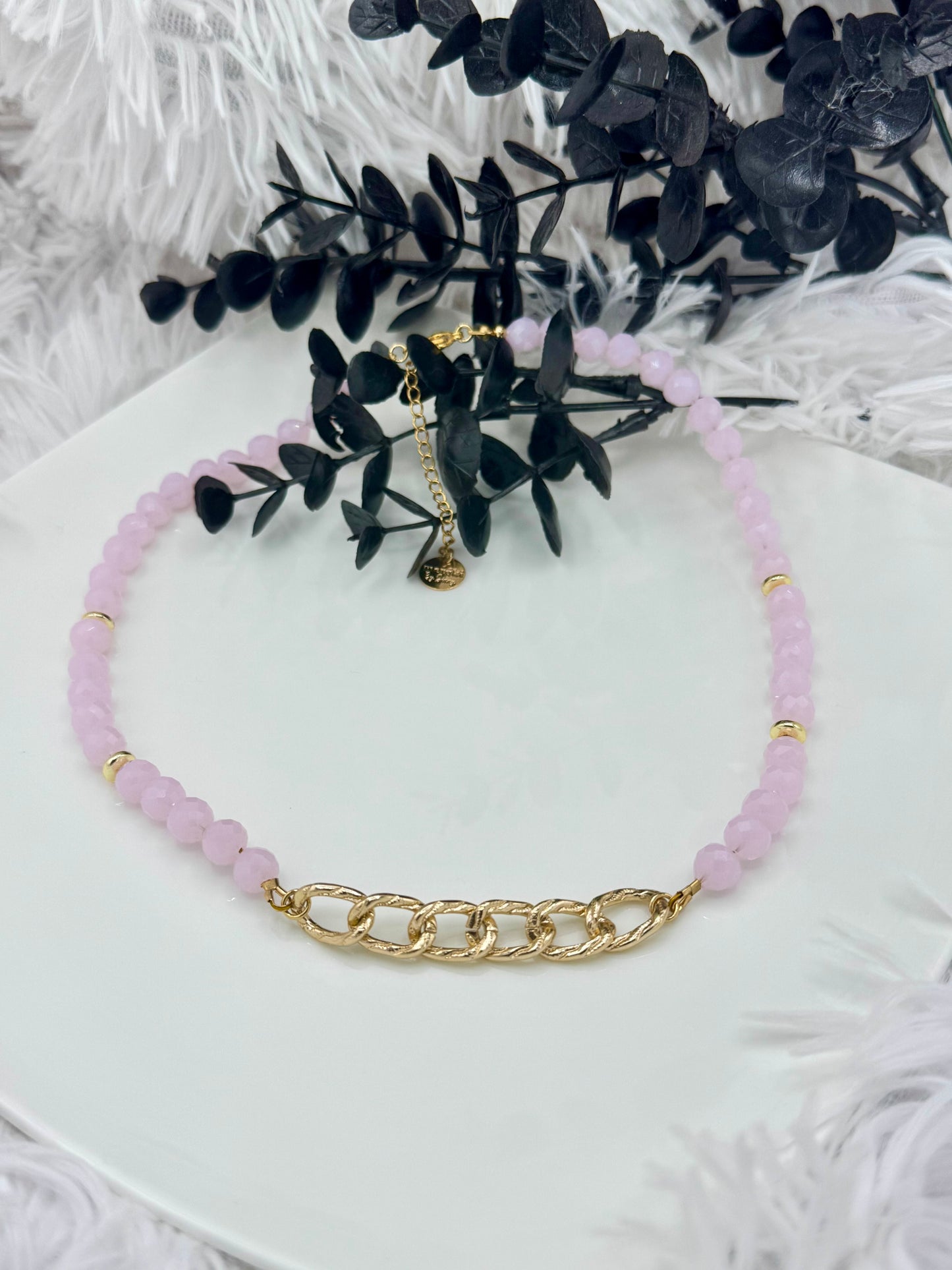 Pink choker