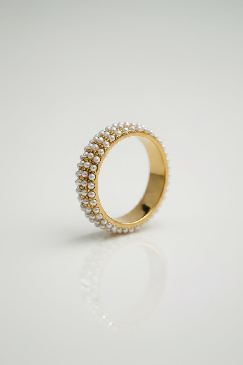 Lluvia de perlas ring