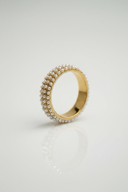 Lluvia de perlas ring