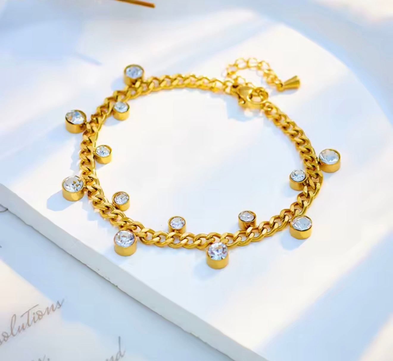 Destellos dorados bracelet