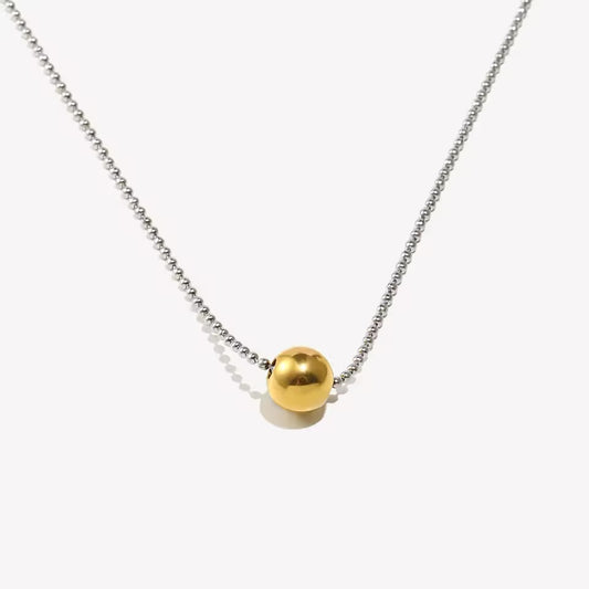Golden drop necklace