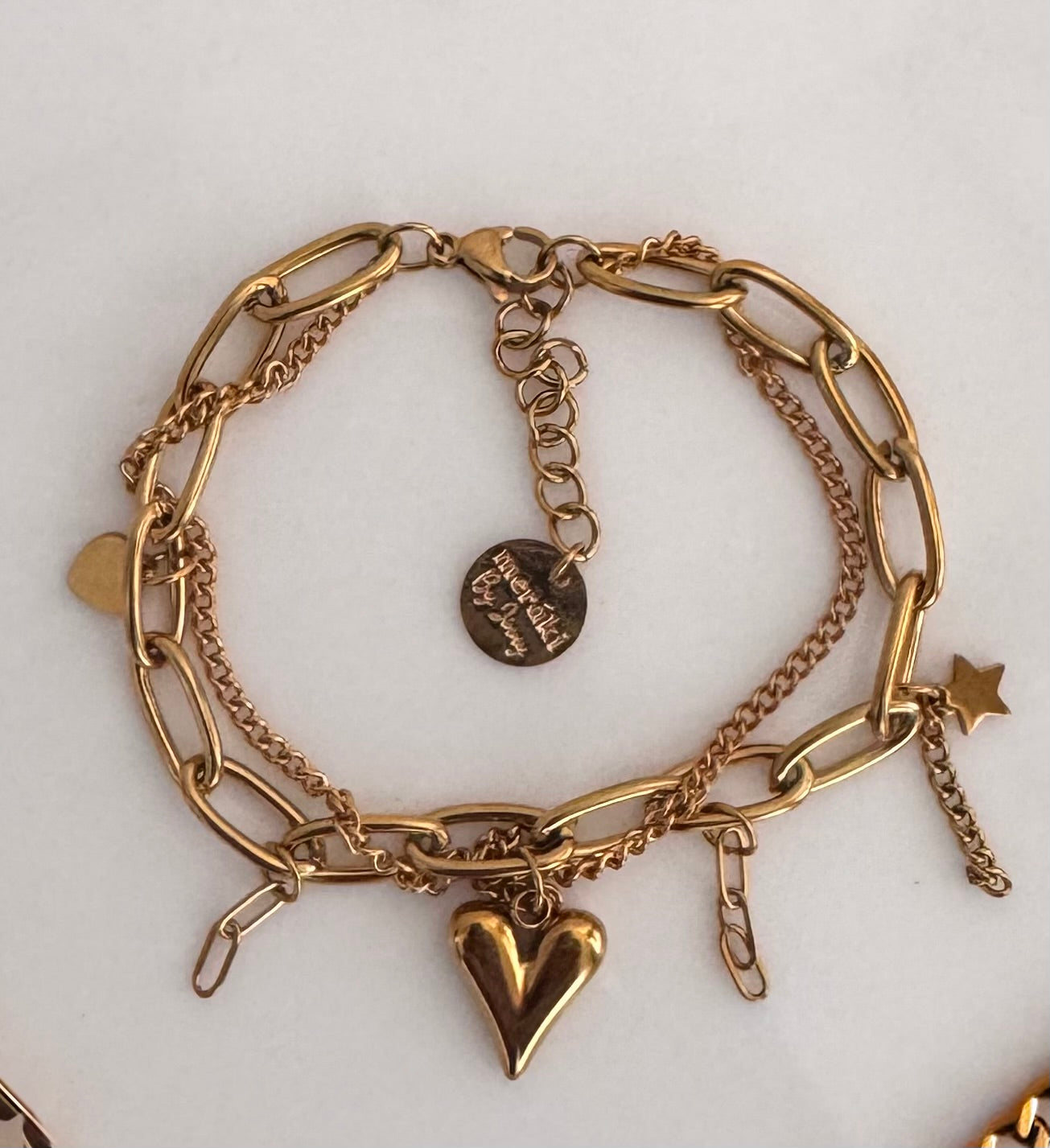 Pulsera Golden Heart Layers