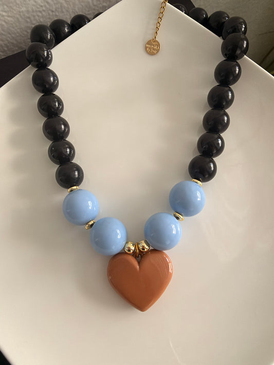 Mon heart necklace
