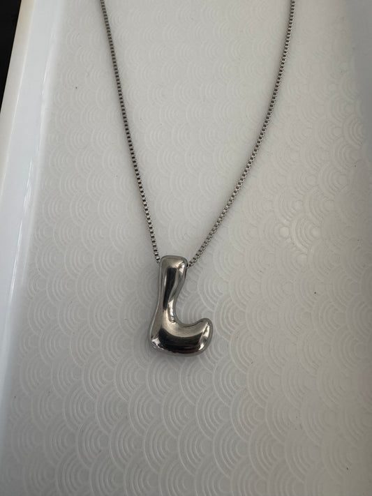 Silver Funky initial letter