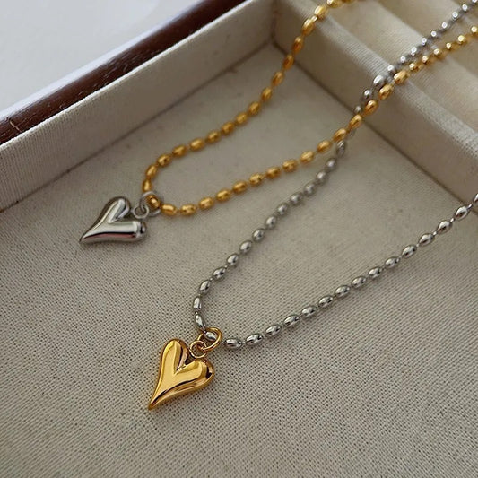 Collar Corazón Dual