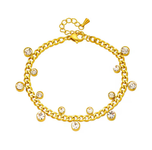 Destellos dorados bracelet