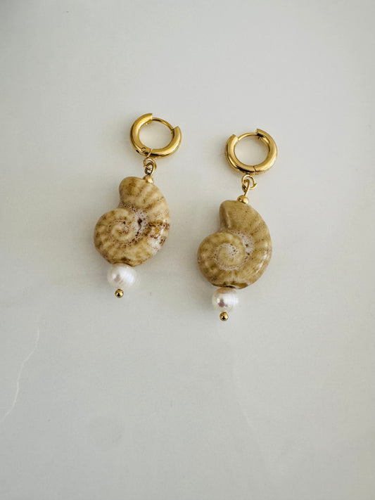 Over the pearl hoops