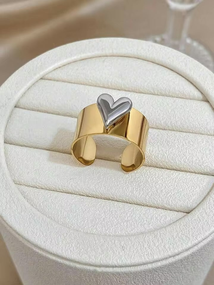 Sortija Corazón Dual