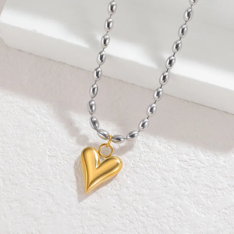 Collar Corazón Dual