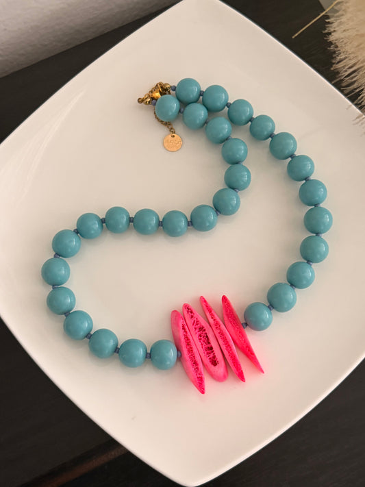 Coral Crush necklace
