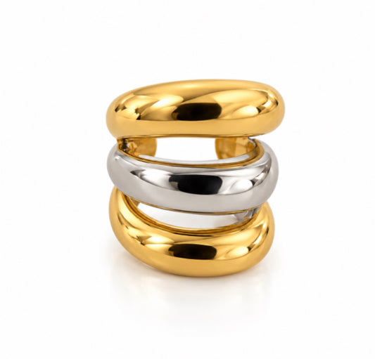 Golden Layers Ear Cuff