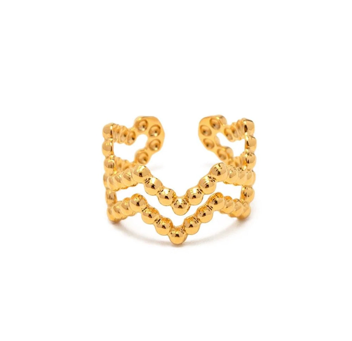 Golden Zigzag Ear Cuff